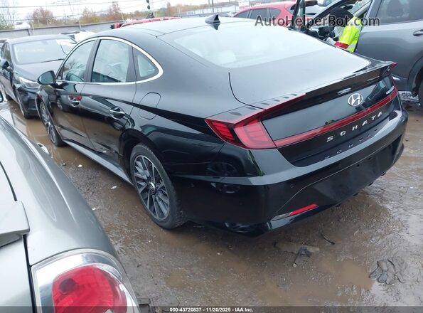 KMHL34J22NA194572 2022 HYUNDAI SONATA Черный Задняя левая четверть