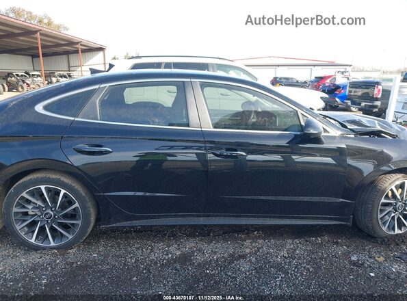 KMHL34J25NA230237 2022 HYUNDAI SONATA Black Vista interior trasera