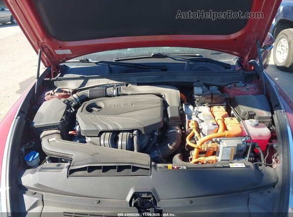 KMHL34JJ2PA079576 2023 HYUNDAI SONATA HYBRID Красный Вид сзади