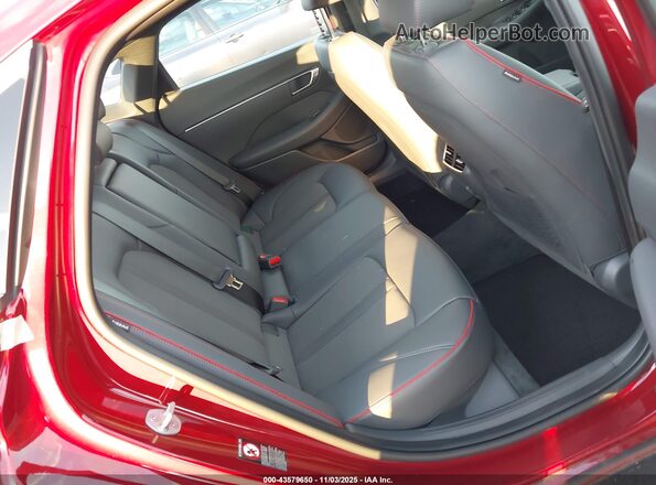 KMHL44J27PA327486 2023 HYUNDAI SONATA Red VIN sticker view