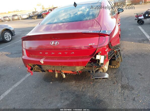KMHL44J27PA327486 2023 HYUNDAI SONATA Red Front view