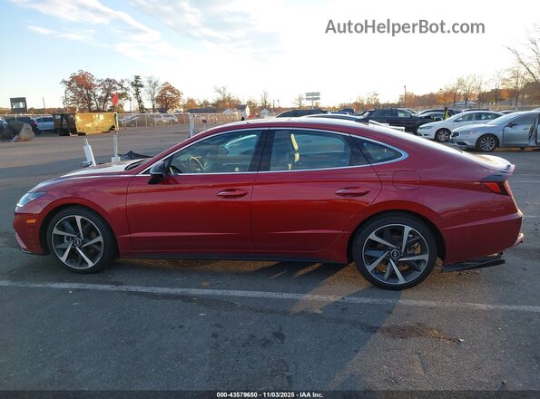 KMHL44J27PA327486 2023 HYUNDAI SONATA Red 