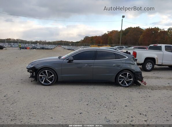 KMHL44J2XNA226231 2022 HYUNDAI SONATA Серый Панорамный вид салона 360°