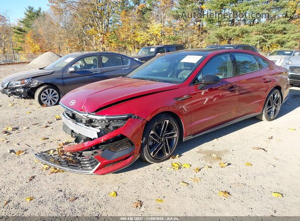 KMHL54JC1RA410467 2024 HYUNDAI SONATA Red Front left