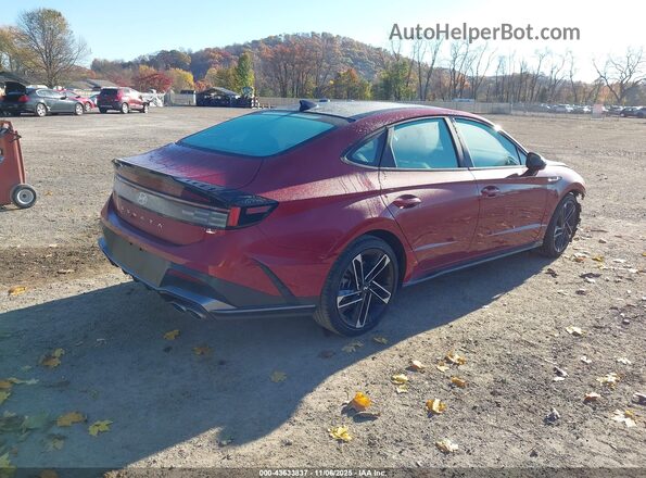 KMHL54JC1RA410467 2024 HYUNDAI SONATA Red Rear right