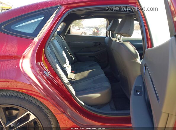 KMHL54JC1RA410467 2024 HYUNDAI SONATA Red VIN sticker view