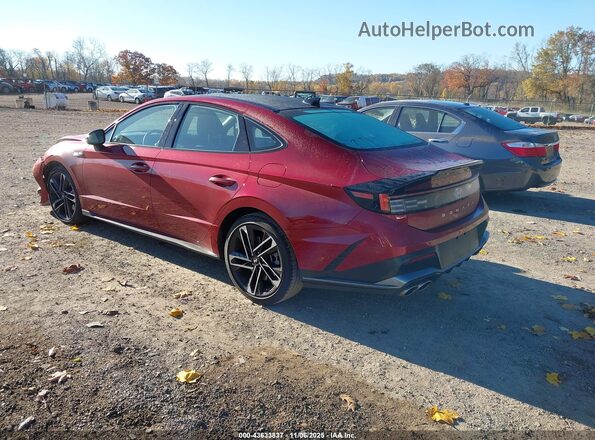 KMHL54JC1RA410467 2024 HYUNDAI SONATA Red Rear left
