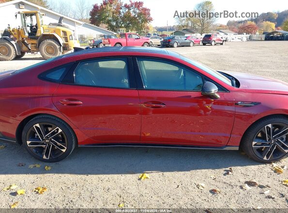KMHL54JC1RA410467 2024 HYUNDAI SONATA Red 360 interior view