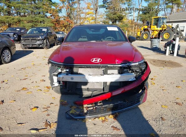 KMHL54JC1RA410467 2024 HYUNDAI SONATA Red Rear interior view