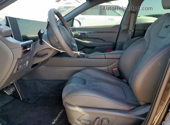 KMHL54JC3RA421843 2024 HYUNDAI SONATA Black Вид салону спереду