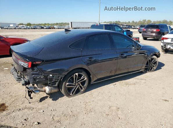 KMHL54JC3RA421843 2024 HYUNDAI SONATA Black Задня права чверть