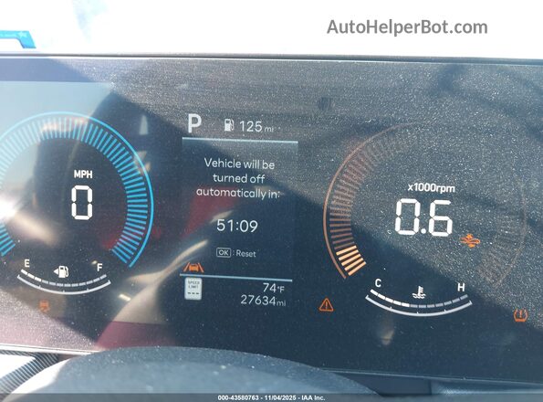 KMHL64JA5SA463075 2025 HYUNDAI SONATA Blue უკანა სავარძლების ხედი