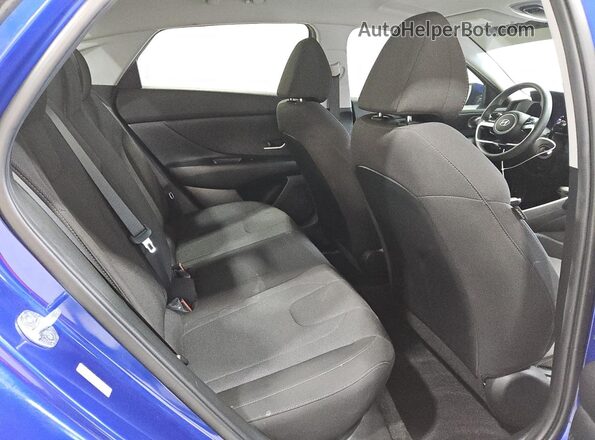 KMHLL4AG9PU571363 2023 HYUNDAI ELANTRA Blue Вид задніх сидінь