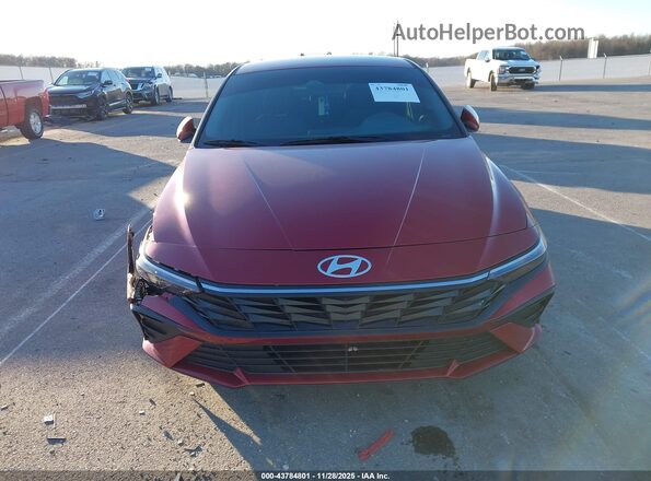 KMHLL4DG8RU842069 2024 HYUNDAI ELANTRA Red Widok zestawu wskaźników