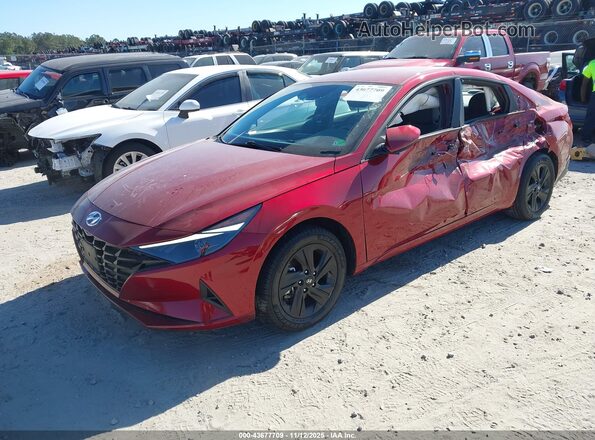 KMHLM4AG0PU581504 2023 HYUNDAI ELANTRA Burgundy 
