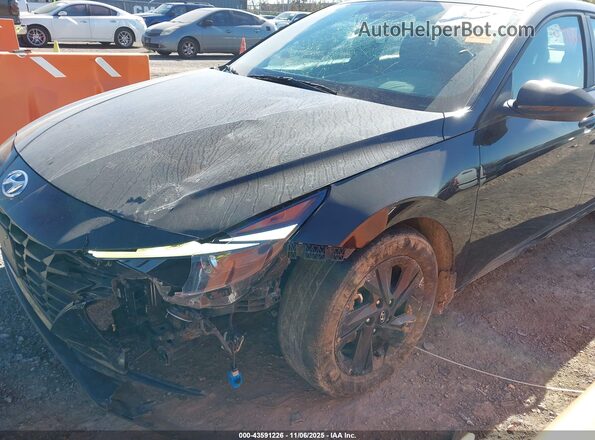 KMHLM4AJ4NU020862 2022 HYUNDAI ELANTRA HYBRID Черный Вид спереди