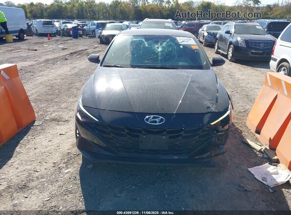 KMHLM4AJ4NU020862 2022 HYUNDAI ELANTRA HYBRID Черный Вид щитка приборов