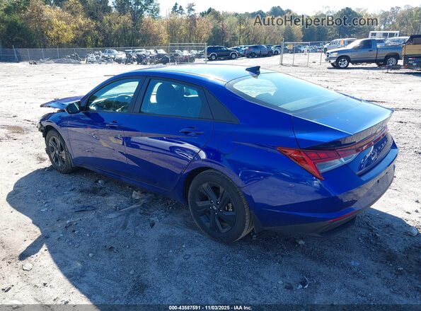 KMHLM4AJ5PU045806 2023 HYUNDAI ELANTRA HYBRID Blue უკანა მარცხენა