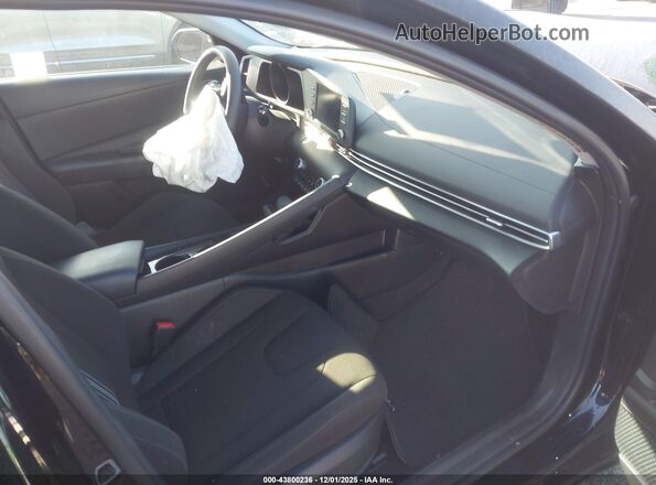 KMHLM4AJ5PU079292 2023 HYUNDAI ELANTRA HYBRID Black Вид салону спереду