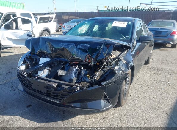 KMHLM4AJ5PU079292 2023 HYUNDAI ELANTRA HYBRID Black Передня ліва чверть