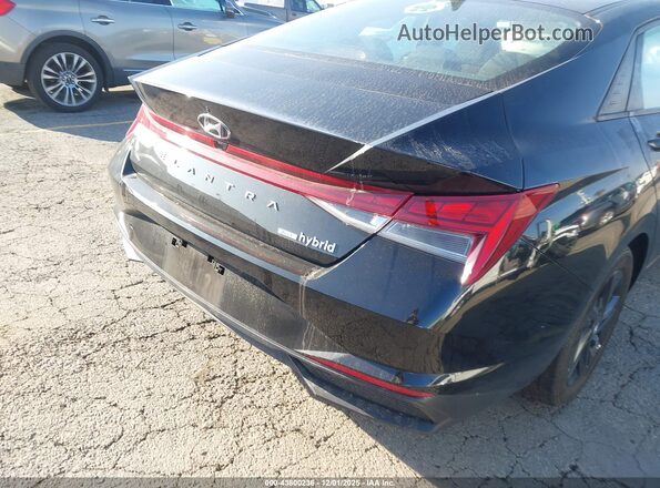 KMHLM4AJ5PU079292 2023 HYUNDAI ELANTRA HYBRID Black Задня права чверть