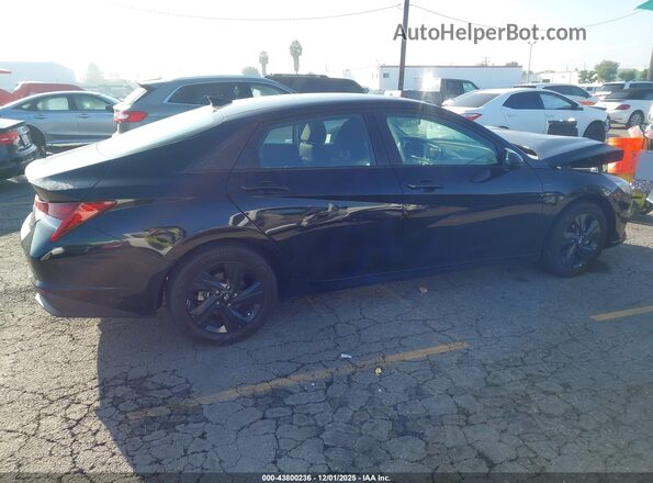 KMHLM4AJ5PU079292 2023 HYUNDAI ELANTRA HYBRID Black Вид задньої частини салону