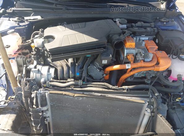 KMHLN4AJ4PU080964 2023 HYUNDAI ELANTRA HYBRID Blue Вид ззаду