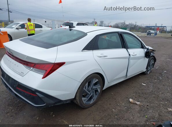 KMHLN4DJ1RU105933 2024 HYUNDAI ELANTRA HYBRID White 