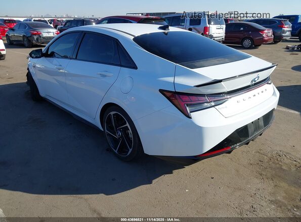 KMHLR4AF4MU176489 2021 HYUNDAI ELANTRA White Հետևի ձախ