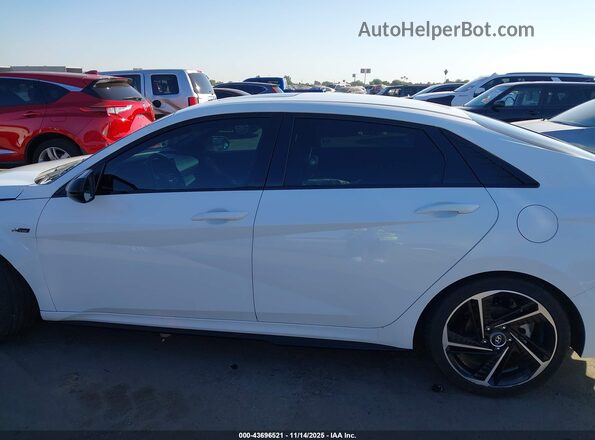 KMHLR4AF4MU176489 2021 HYUNDAI ELANTRA White Սալոնի 360 աստիճան տեսք