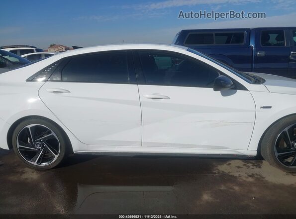 KMHLR4AF4MU176489 2021 HYUNDAI ELANTRA White Սալոնի հետևի տեսք