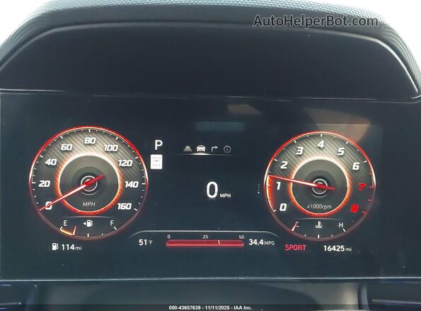KMHLR4DF5RU768437 2024 HYUNDAI ELANTRA Gray უკანა სავარძლების ხედი
