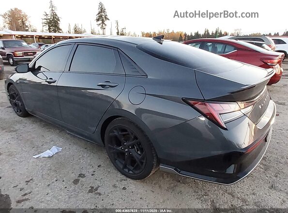 KMHLR4DF5RU768437 2024 HYUNDAI ELANTRA Gray უკანა მარცხენა
