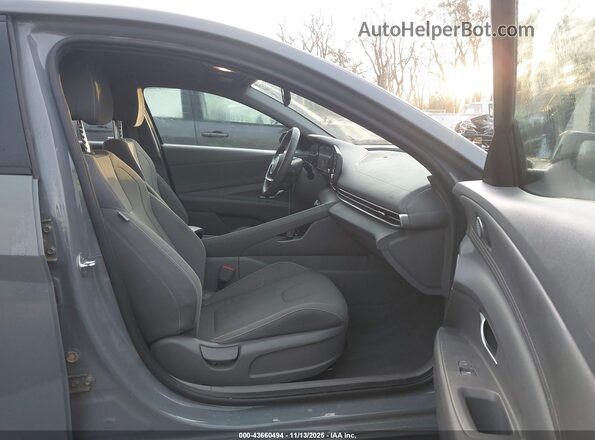 KMHLS4AG1MU189407 2021 HYUNDAI ELANTRA Серый Вид салона спереди