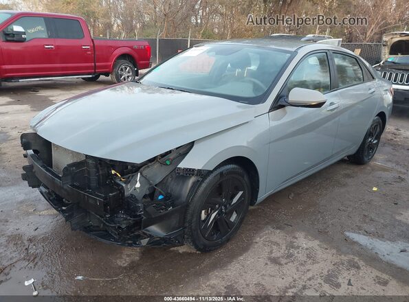 KMHLS4AG1MU189407 2021 HYUNDAI ELANTRA Серый Передняя левая четверть