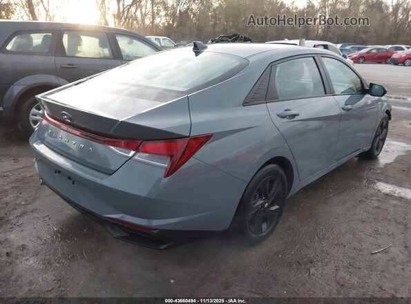 KMHLS4AG1MU189407 2021 HYUNDAI ELANTRA Серый Задняя правая четверть