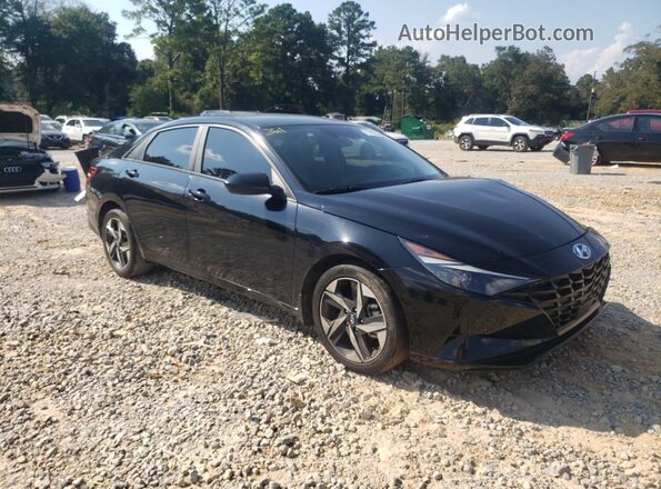 KMHLS4AG3PU557090 2023 HYUNDAI ELANTRA Black Передня права чверть