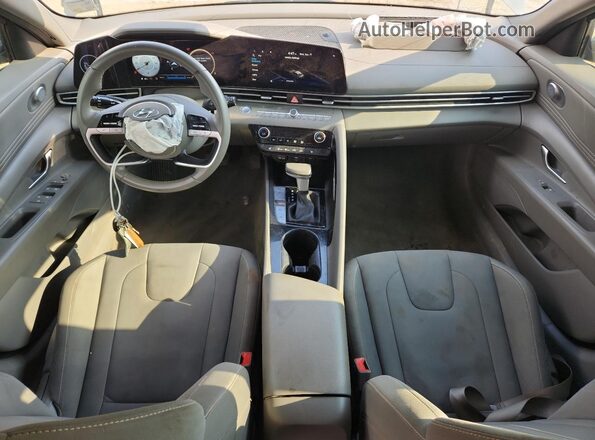 KMHLS4AG3PU599288 2023 HYUNDAI ELANTRA Gray Առջևի վահանակի տեսք