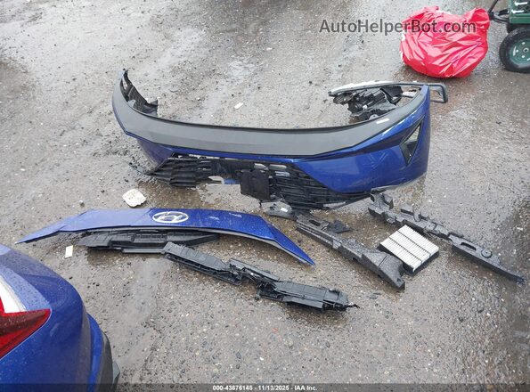 KMHLS4AG4MU210928 2021 HYUNDAI ELANTRA Blue Вид щитка приладів