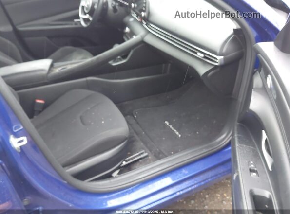 KMHLS4AG4MU210928 2021 HYUNDAI ELANTRA Blue Вид салону спереду