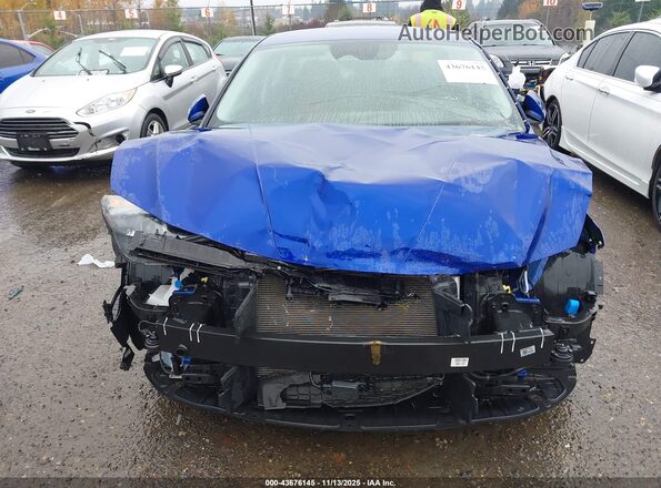 KMHLS4AG4MU210928 2021 HYUNDAI ELANTRA Blue Вид задньої частини салону