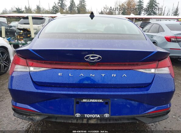 KMHLS4AG4MU210928 2021 HYUNDAI ELANTRA Blue 