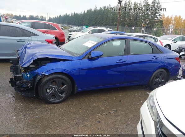 KMHLS4AG4MU210928 2021 HYUNDAI ELANTRA Blue 