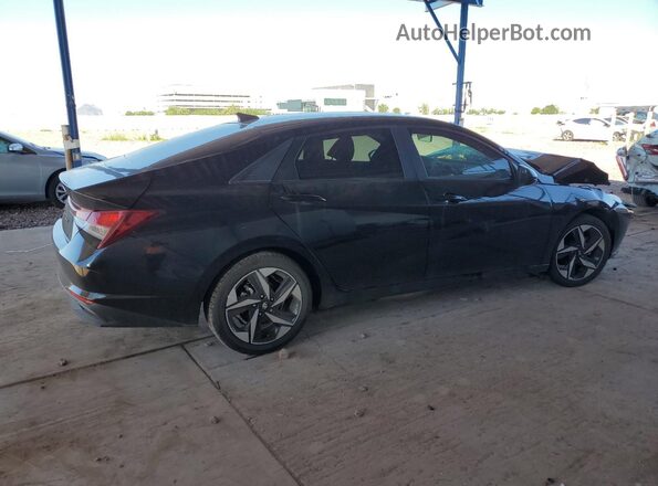 KMHLS4AG4PU464966 2023 HYUNDAI ELANTRA Черный Задняя правая четверть