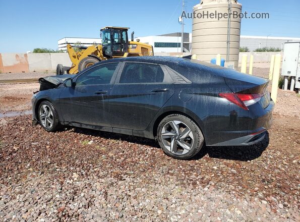 KMHLS4AG4PU464966 2023 HYUNDAI ELANTRA Черный Задняя левая четверть