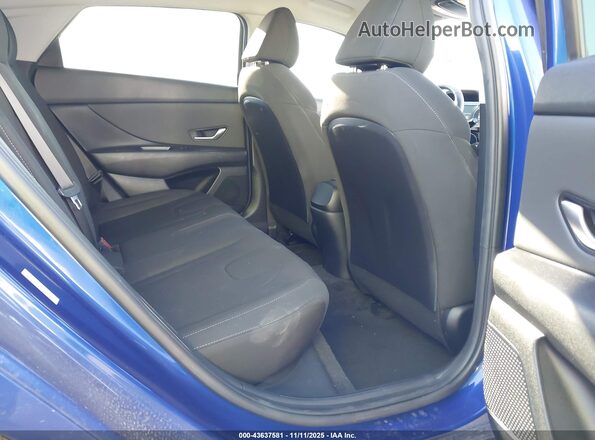KMHLS4AG7MU190660 2021 HYUNDAI ELANTRA Blue Vista de la etiqueta del VIN