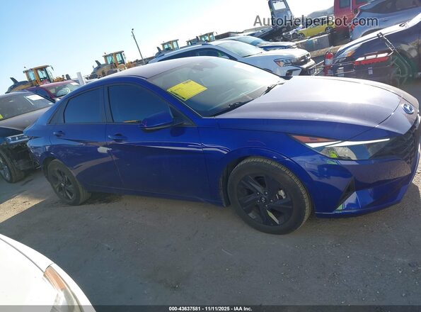 KMHLS4AG7MU190660 2021 HYUNDAI ELANTRA Blue Vista interior de 360 grados