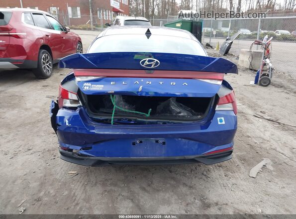 KMHLS4AGXPU418641 2023 HYUNDAI ELANTRA Blue Вид спереду
