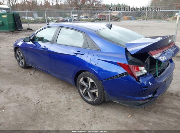 KMHLS4AGXPU418641 2023 HYUNDAI ELANTRA Blue Панорамний вид салону 360°