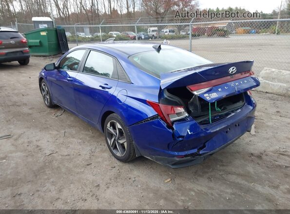 KMHLS4AGXPU418641 2023 HYUNDAI ELANTRA Blue Задня ліва чверть
